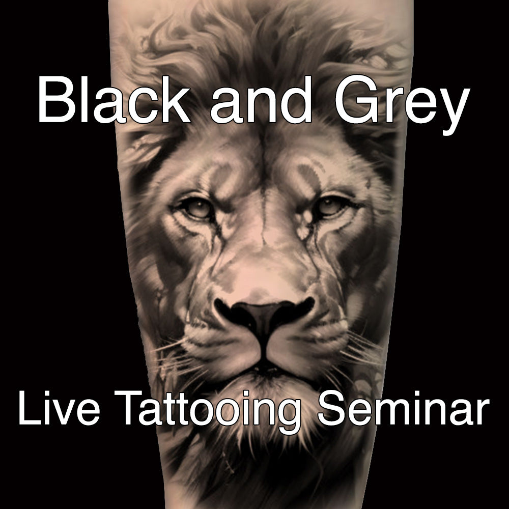 LIVE Tattooing Black and Grey Seminar.