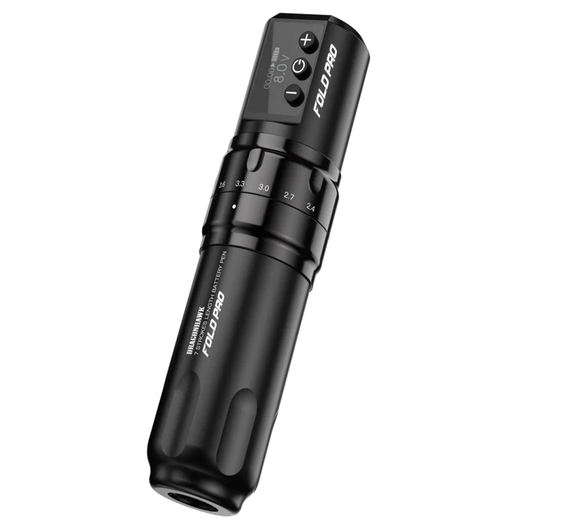 Dragonhawk Fold PRO Wireless Rotary Tattoo Pen